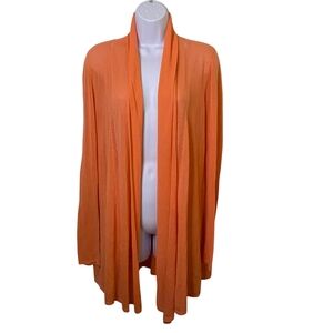 Lilly Pulitzer‎ Vibrant Orange, Open Front Cardigan